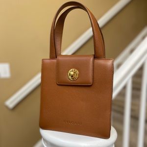 Bvlgari Tan Envelope Bag